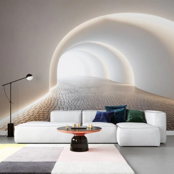 Túnel Circular Luminoso