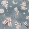 Circo Mágico en Tonos Pastel - Animales Acróbatas - Imagen 2