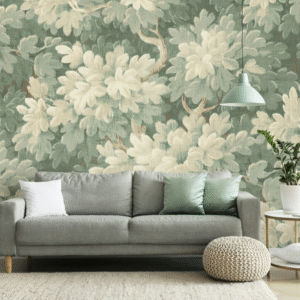 Hojas Vintage Verde Sage - Decoración Natural