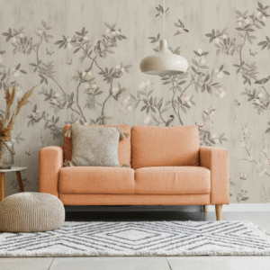 Chinoiserie Contemporáneo con Aves