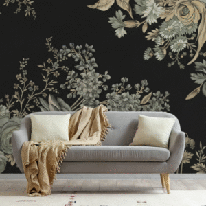 Rosas Vintage sobre Negro