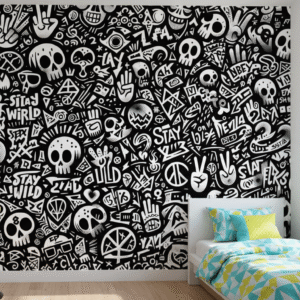 Caos Urbano Blanco y Negro