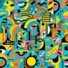 Geometría Pop Multicolor - Imagen 2