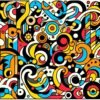 Retro Groovy Circular - Imagen 2