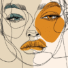 Rostro con Manchas Naranjas - Imagen 2
