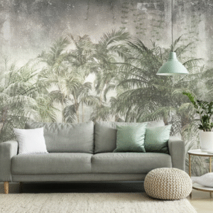 Selva Tropical Vintage - Palmas y Helechos