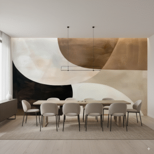 Abstracción Dorada Contemporáne