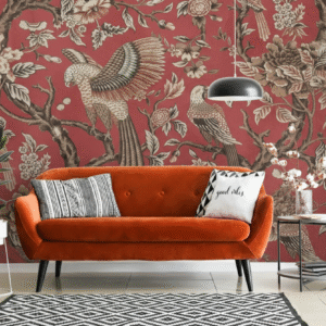 Jardín Imperial - Aves y Flores Vintage