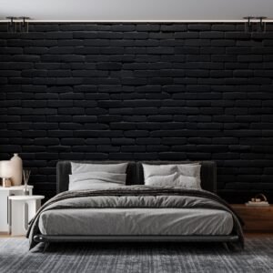 Pared Negra Minimalista