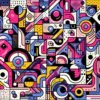 Mosaico Pop Geométrico - Imagen 2