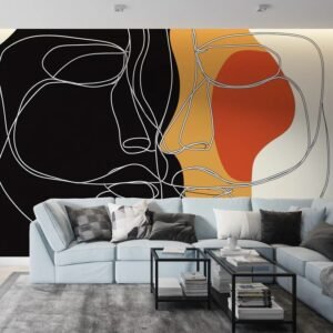 Rostros Abstractos en Contraste