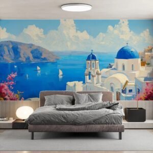 Vista Caldera Estilo Óleo