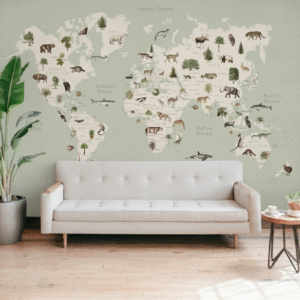 Mapa del Mundo - Fauna Natural