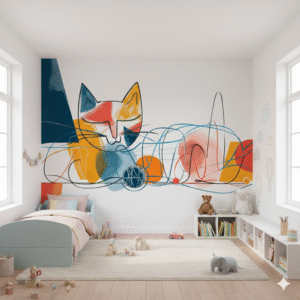 Gato  Arte Abstracto