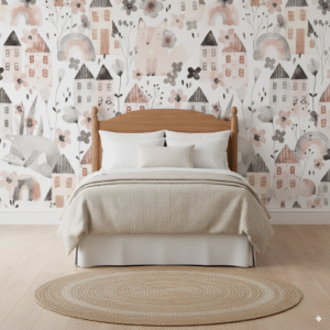 Villa Encantada - Acuarela Rosa