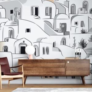 Líneas Minimalistas Blanco y Negro