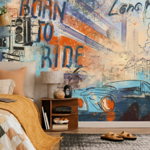 Born to Ride - Arte Urbano Vintage