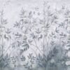 Papel Tapiz Botánico Elegante - Ramas y Flores Grises - Imagen 2