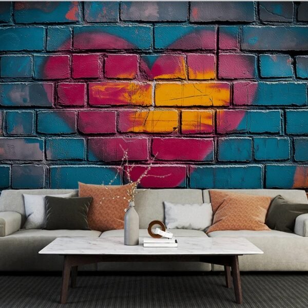 Corazón Mural Texturizado