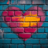 Corazón Mural Texturizado - Imagen 2