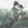 Bosque Acuarela Verde - Arte Natural Contemporáneo - Imagen 2