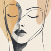Rostro Abstracto con Texturas - Imagen 2